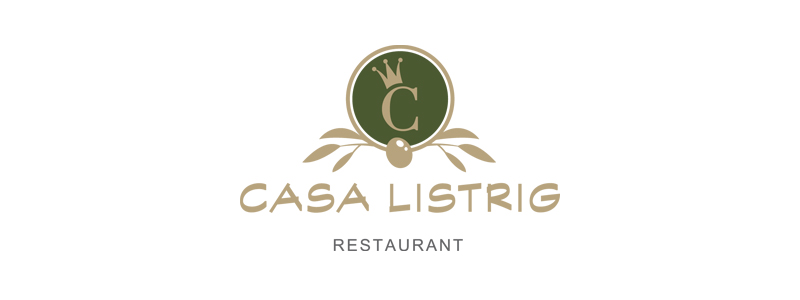 Logodesign für das Restaurant Casa Listerig durch Egli-Werbung