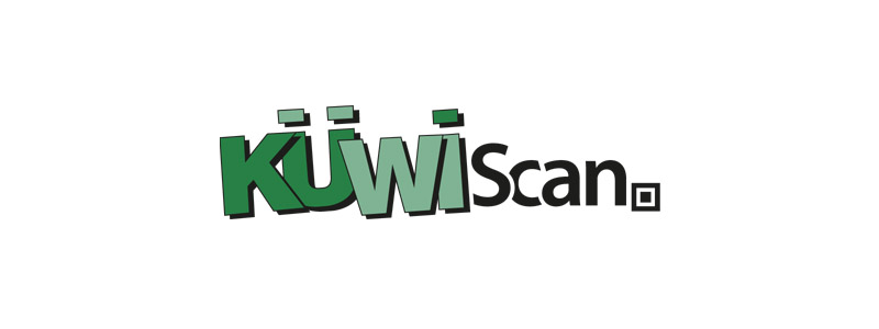 Logodesign für den neuen Küwi-Scan durch Egli-Werbung
