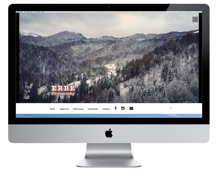 Webdesign für ERBE Photography